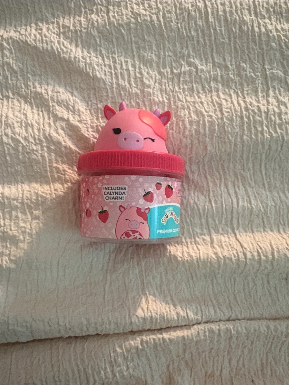 Squishmallows Strawberry Pig Scented Body Cream - Pink